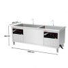 Máy Rửa Chén Bát Công Nghiệp Siêu Âm Texgio Ultrasonic Standard TGU-2400SD