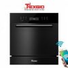 Texgio Dishwasher TGWF98SB Smart - 8 Bộ Nâng cấp 11 Bộ - Kết Nối WIFI, Sấy Khí Nóng, Diệt Khuẩn UV