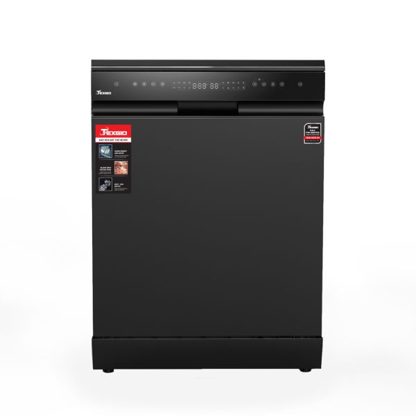 Texgio Dishwasher TGF8817B Perfect - Máy rửa chén bát 17 bộ, Sấy khí nóng, Tự động hé cửa