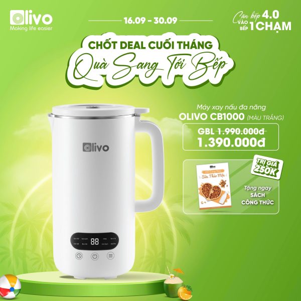 Máy nấu sữa hạt mini Olivo CB1000